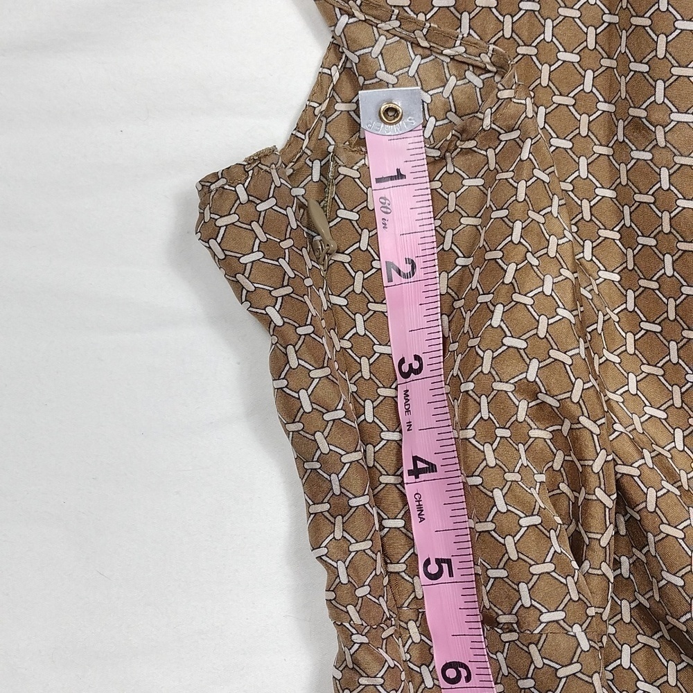 NY&C 100%Silk women's sleeveless shirt size 12 - Picture 8 of 9